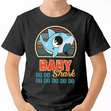Uniszex gyerek Póló - BabyBOY shark