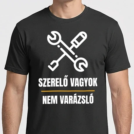 Férfi Imperial póló - Szerelő vagyok nem varázsló