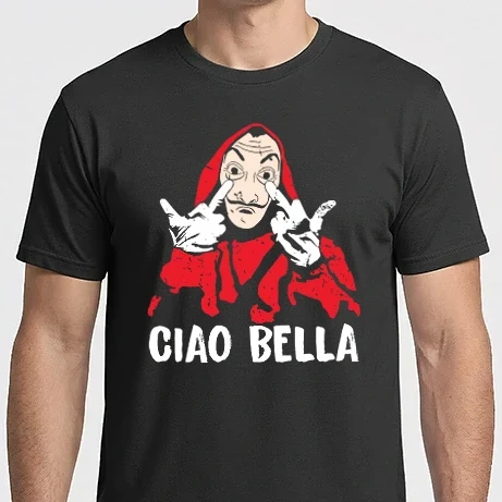 Férfi Imperial póló - La Casa De Papel ciao bella