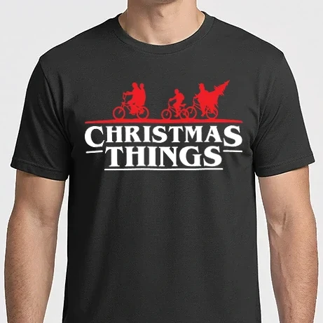 Férfi Imperial póló - Stranger Things 2 Christmas Things Karácsony