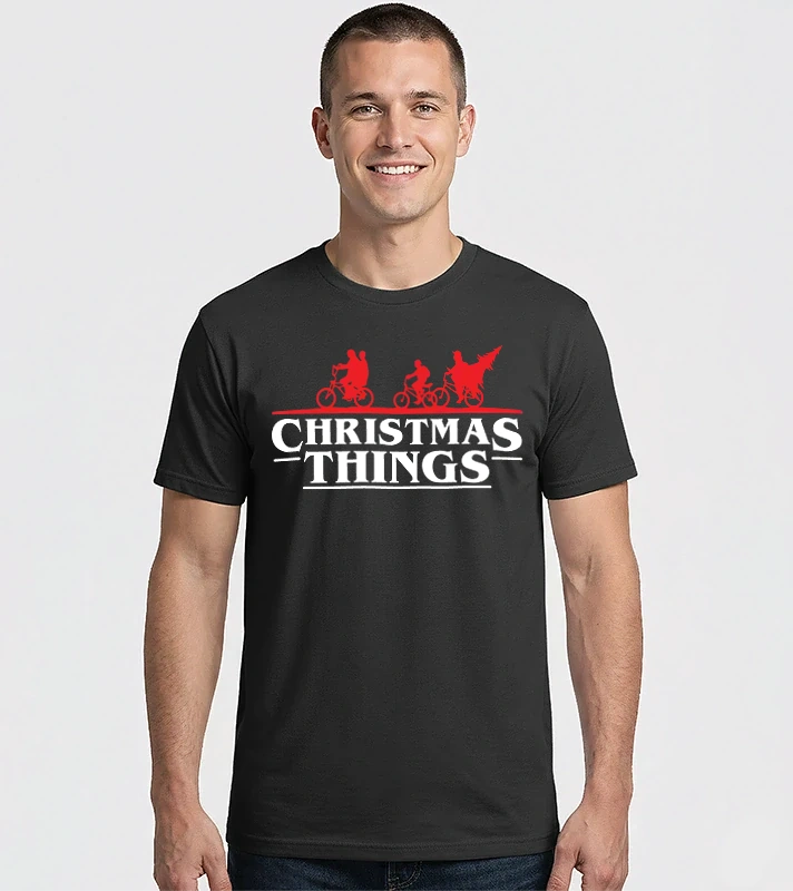 Stranger Things 2 Christmas Things Karácsony – Férfi Imperial póló