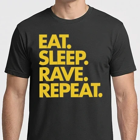 Férfi Imperial póló - EAT SLEEP RAVE REPEAT
