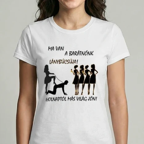 Női Imperial póló - Lánybúcsú (póráz) - a csapat pólója