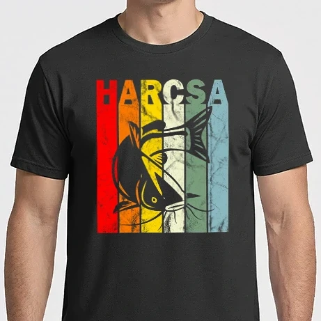Férfi Imperial póló - Harcsa Retro washed Pecás póló
