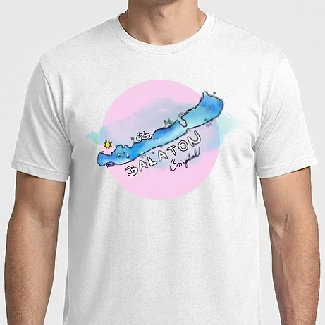 Férfi Imperial póló - BALATONI KÖRÚT - rózsaszín