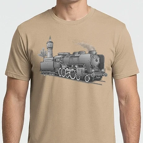 Férfi Imperial póló - 424 Gőzmozdony (szürke)