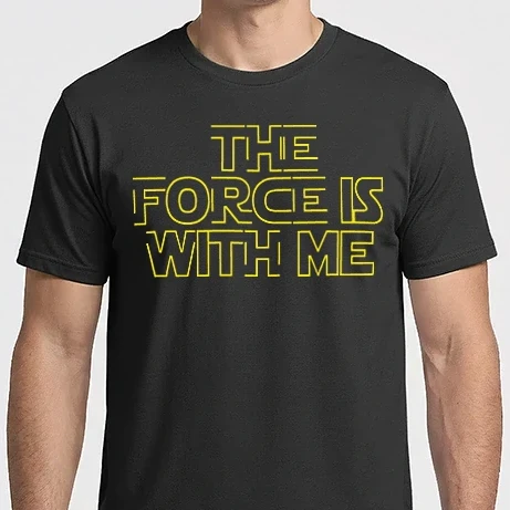 Férfi Imperial póló - The Force Is With Me