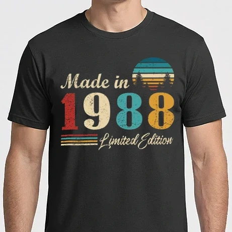 Férfi Imperial póló - Vintage birthday 1988