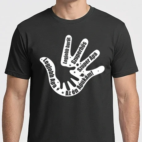 Férfi Imperial póló - Az én Apukám (fehér)