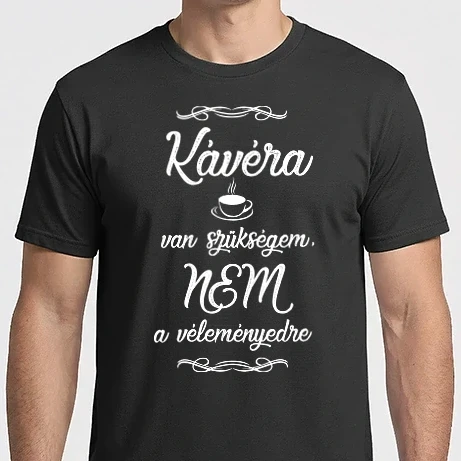 Férfi Imperial póló - Kávéra van szükségem