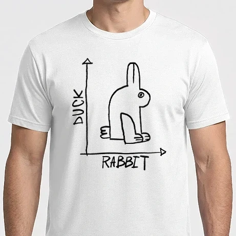 Férfi Imperial póló - Kacsa vs Nyúl