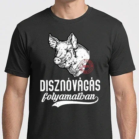 Férfi Imperial póló - Disznóvágás folyamatban