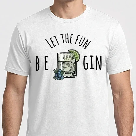 Férfi Imperial póló - Let the fun be gin 