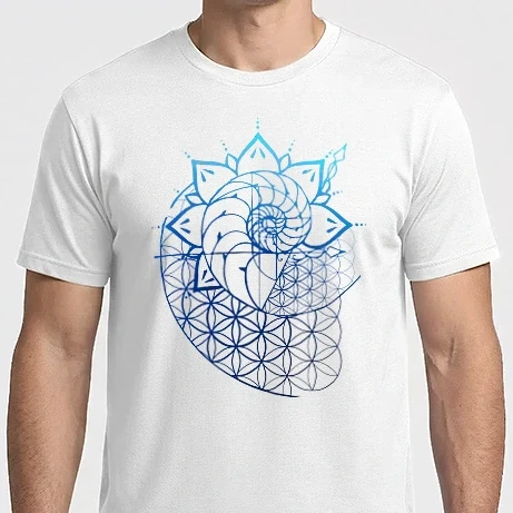 Férfi Imperial póló - Ammonite Mandala