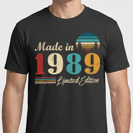 Férfi Imperial póló - Vintage birthday 1989