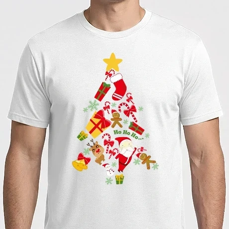 Férfi Imperial póló - Karácsonyi minta