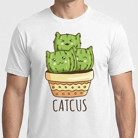 Férfi Imperial póló - Catcus Cica Kaktusz