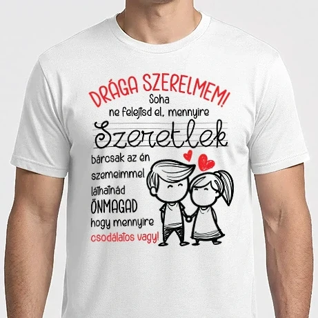 Férfi Imperial póló - CUKI Drága SZERELMEM