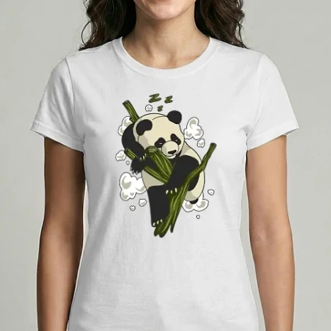 Női Imperial póló - ALVÓ PANDA