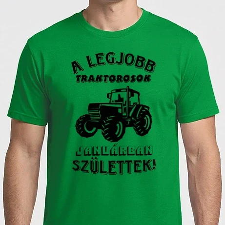 Férfi Imperial póló - Traktoros szülinapja január