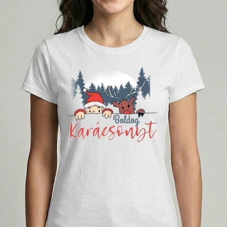 Női Imperial póló - Boldog Karácsonyt