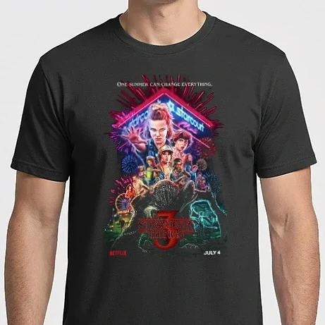 Férfi Imperial póló - STRANGER THINGS POSTER