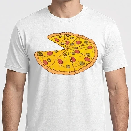 Férfi Imperial póló - Pizza szeletek Páros