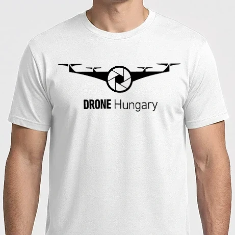 Férfi Imperial póló - Drone Hungary Fekete logó 