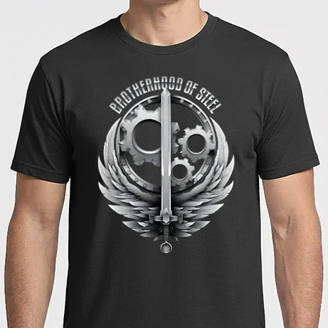 Férfi Imperial póló - Brotherhood of Steel - BoS