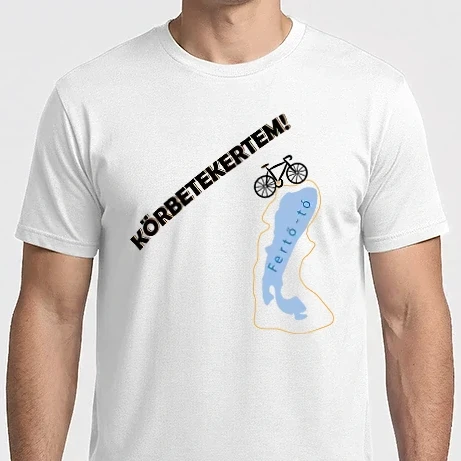 Férfi Imperial póló - Fertő-tó körút - Körbetekertem