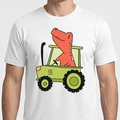 Férfi Imperial póló - Traktoros dínó