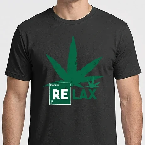 Férfi Imperial póló - Relax Cannabis