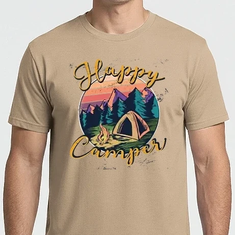 Férfi Imperial póló - Happy Camper kempingezős póló