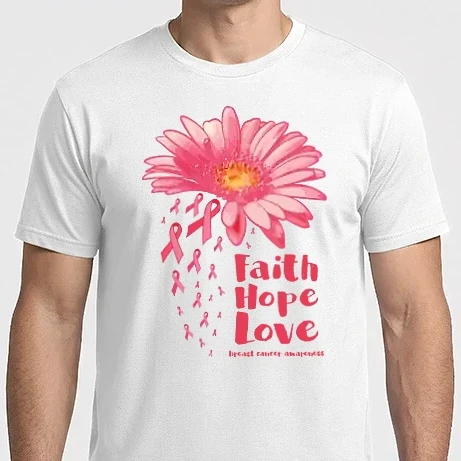 Férfi Imperial póló - Gerbera faith hope love
