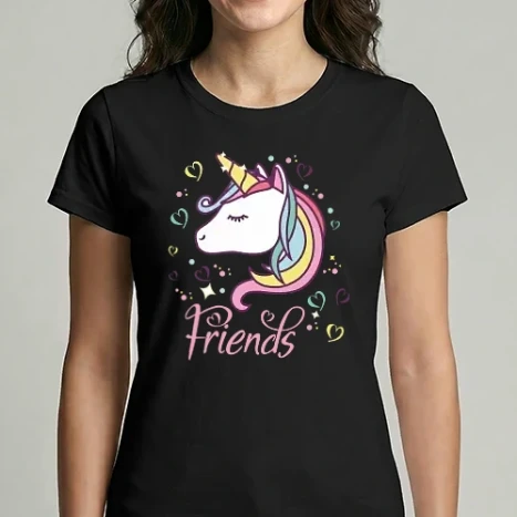 Női Imperial póló - Unicorn Friend