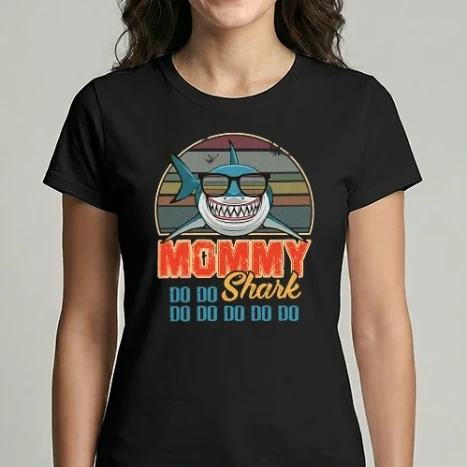 Női Imperial póló - Mommy Shark