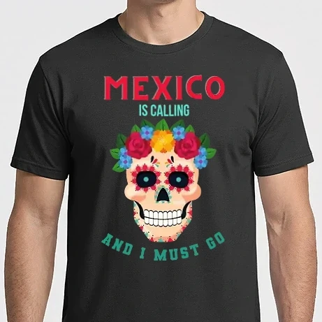Férfi Imperial póló - Mexico is calling and I must go