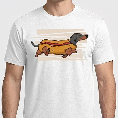 Férfi Imperial póló - Hotdog tacskó