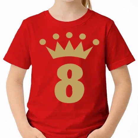 Uniszex gyerek Póló - korona8-