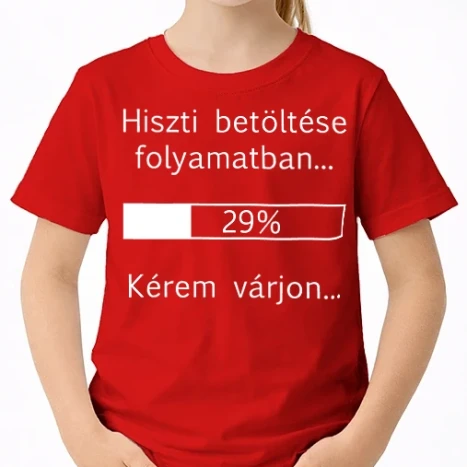 Uniszex gyerek Póló - Hiszti betöltése folyamatban..