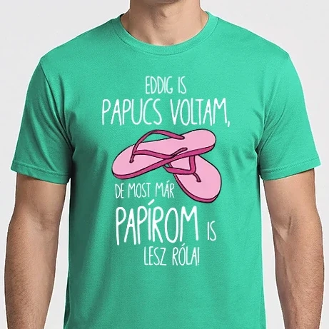 Férfi Imperial póló - Eddig is papucs voltam...