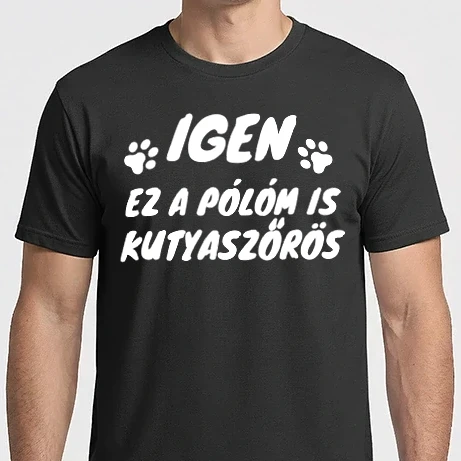 Férfi Imperial póló - Igen ez a pólóm is kutyaszőrös