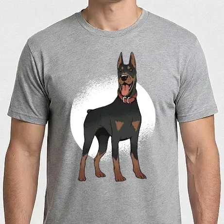 Férfi Imperial póló - Dobermann kutyás póló