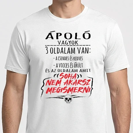Férfi Imperial póló - 3 oldalam van - ápoló