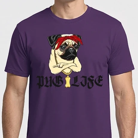 Férfi Imperial póló - Pug Life