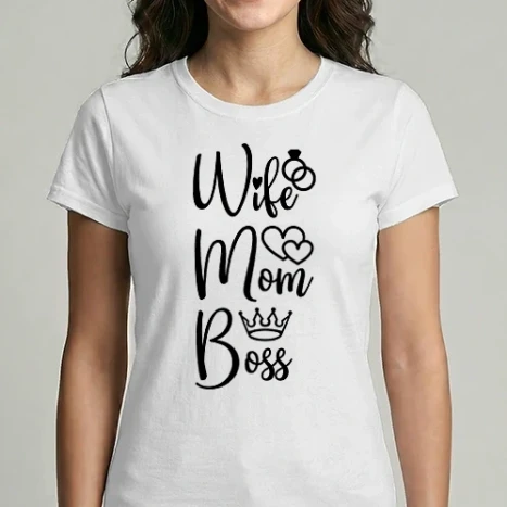 Női Imperial póló - Wife Mom Boss