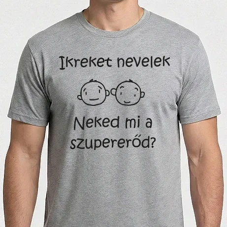 Férfi Imperial póló - Ikreket nevelek