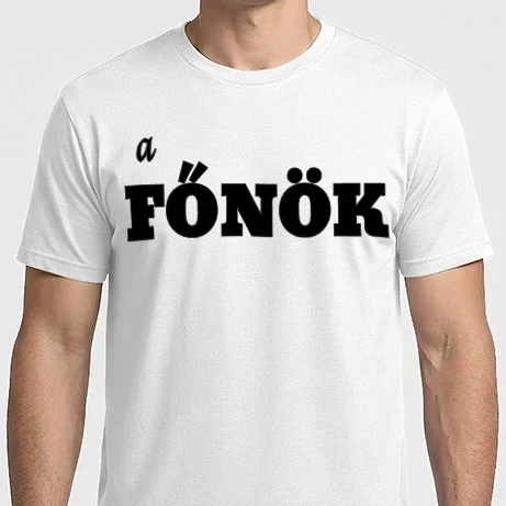 Férfi Imperial póló - A főnök 