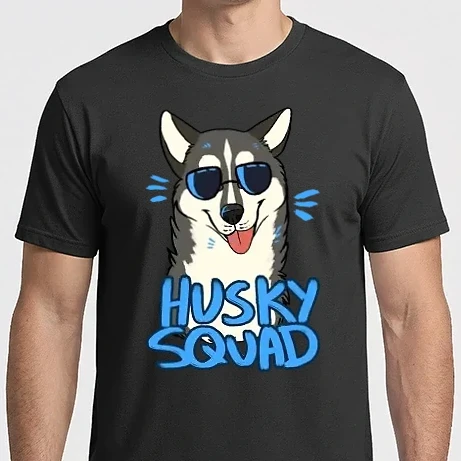 Férfi Imperial póló - Husky Squad