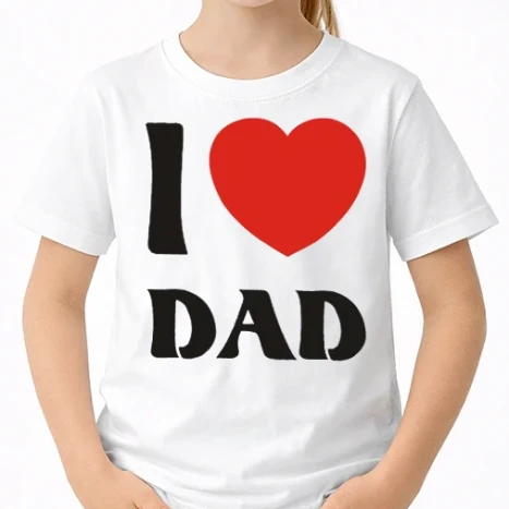 Uniszex gyerek Póló - I love dad